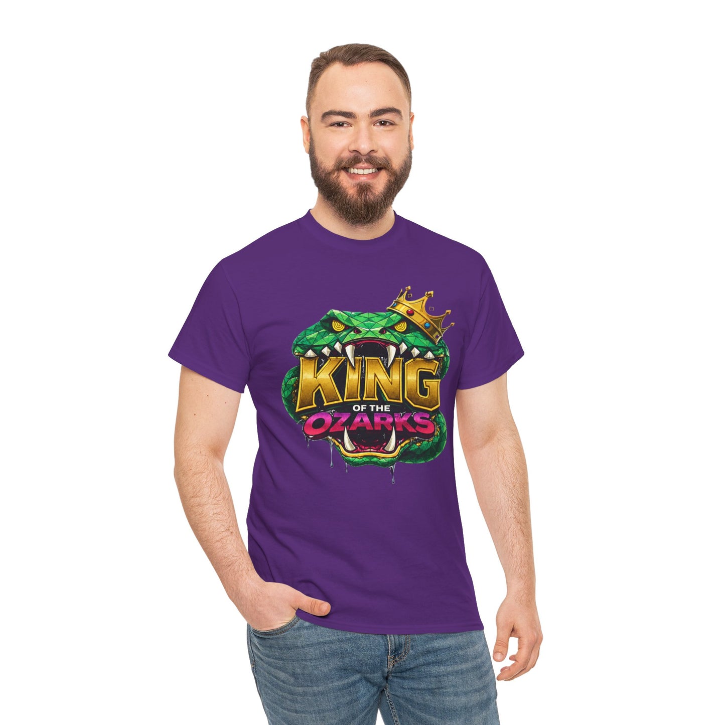 KING OF THE OZARKS Logo T-Shirt — Snake Crown Graphic Tee