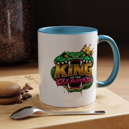 King of the Ozarks Coffee Mug — Crowned Snake Accent Mug (11/15oz)