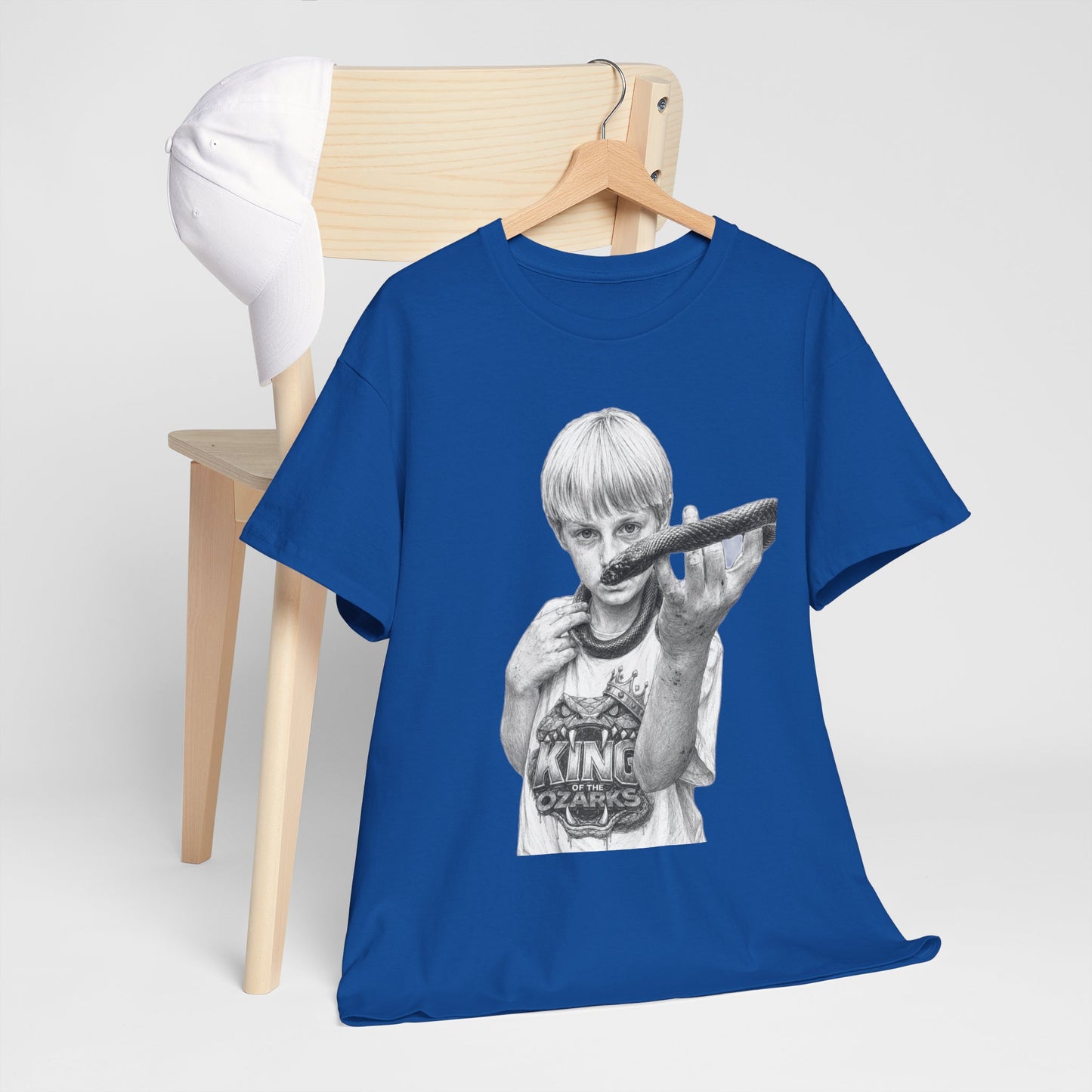 Graphic T‑Shirt — THE KING OF THE OZARKS feat. COACHWHIP Illustration Tee