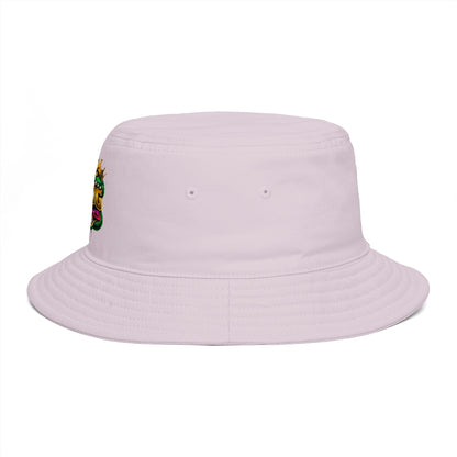 King Cobra Bucket Hat — Retro Snake Crown Graphic