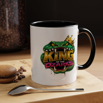 King of the Ozarks Coffee Mug — Crowned Snake Accent Mug (11/15oz)