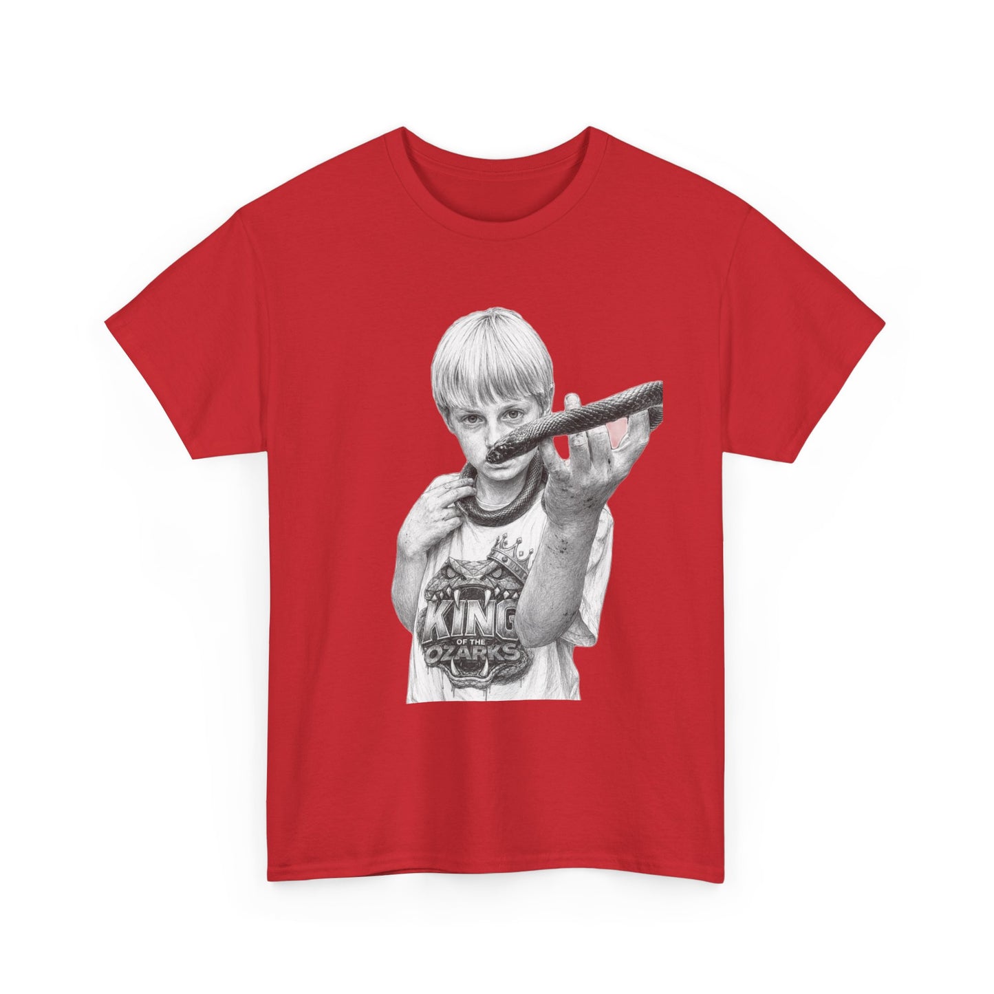 Graphic T‑Shirt — THE KING OF THE OZARKS feat. COACHWHIP Illustration Tee
