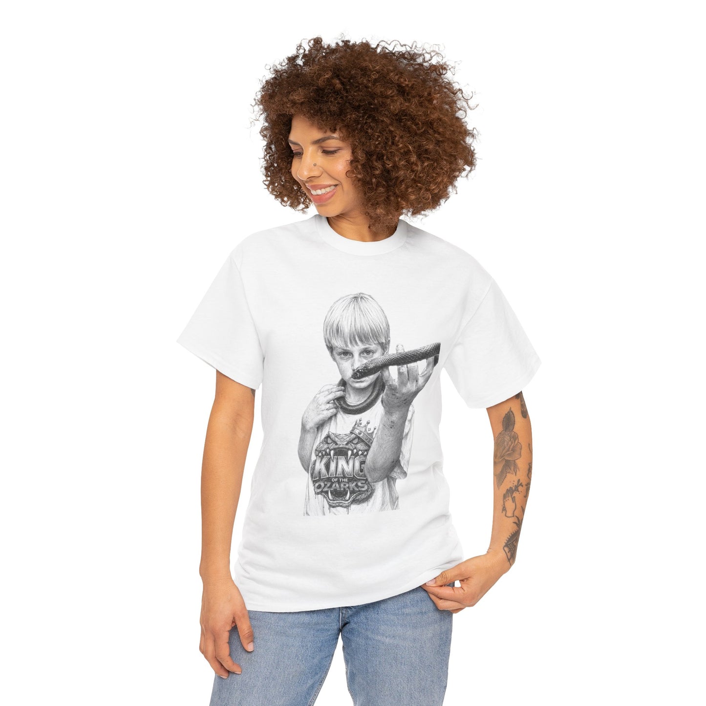 Graphic T‑Shirt — THE KING OF THE OZARKS feat. COACHWHIP Illustration Tee