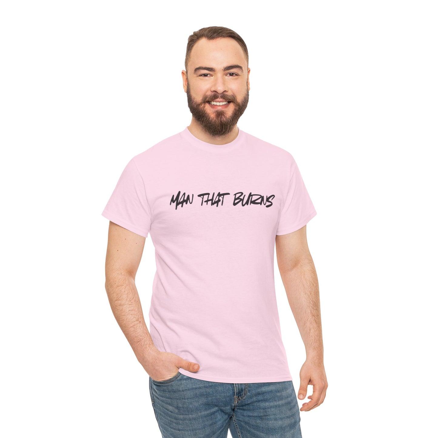 MAN THAT BURNS T-Shirt Missouri Edition– "Man That Burns" Graphic Tee (King of the Ozarks)