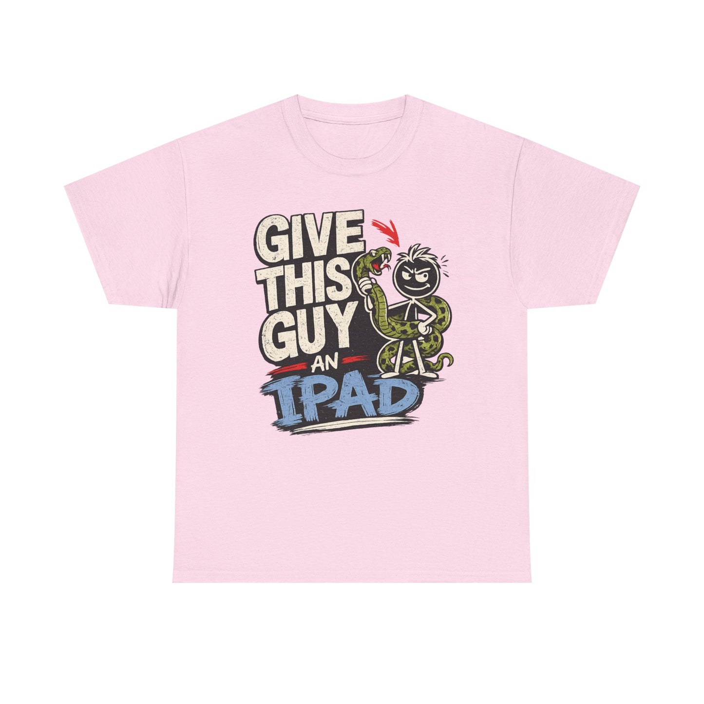 Give This Guy An iPad T-Shirt — Funny Gamer/Tech Graphic Tee