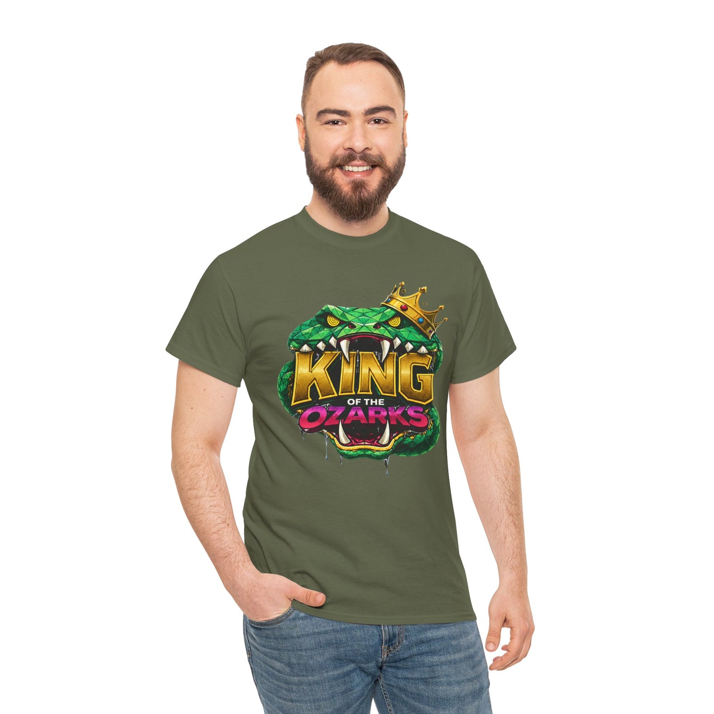KING OF THE OZARKS Logo T-Shirt — Snake Crown Graphic Tee