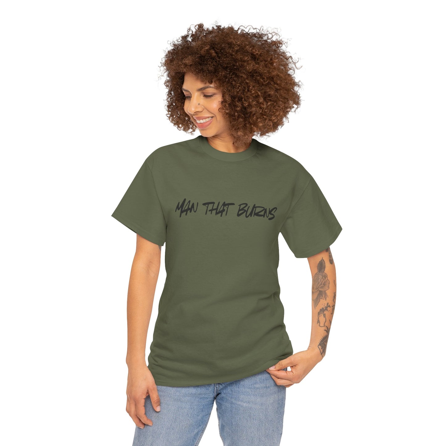 MAN THAT BURNS T-Shirt Missouri Edition– "Man That Burns" Graphic Tee (King of the Ozarks)
