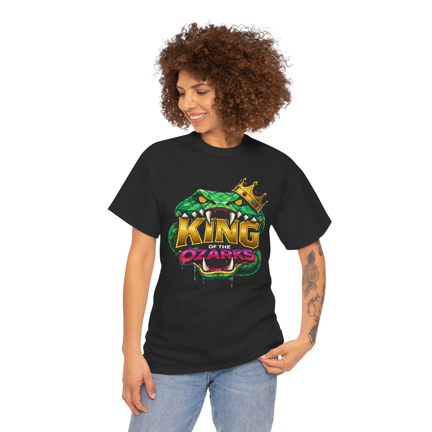 KING OF THE OZARKS Logo T-Shirt — Snake Crown Graphic Tee
