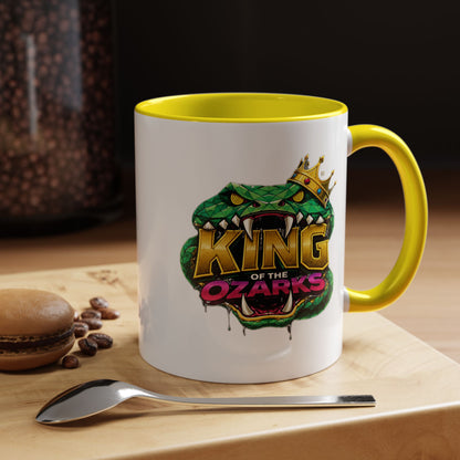 King of the Ozarks Coffee Mug — Crowned Snake Accent Mug (11/15oz)