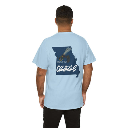 MAN THAT BURNS T-Shirt Missouri Edition– "Man That Burns" Graphic Tee (King of the Ozarks)