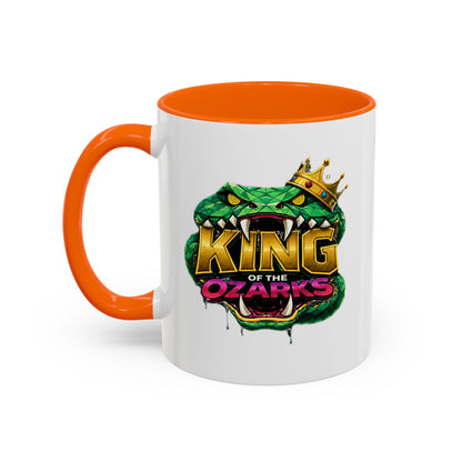 King of the Ozarks Coffee Mug — Crowned Snake Accent Mug (11/15oz)