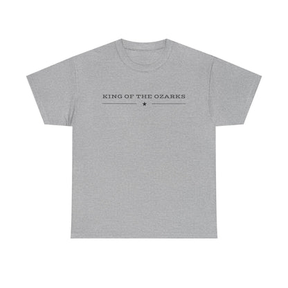 King of the Ozarks T-Shirt — Minimal Vintage Typography White Tee