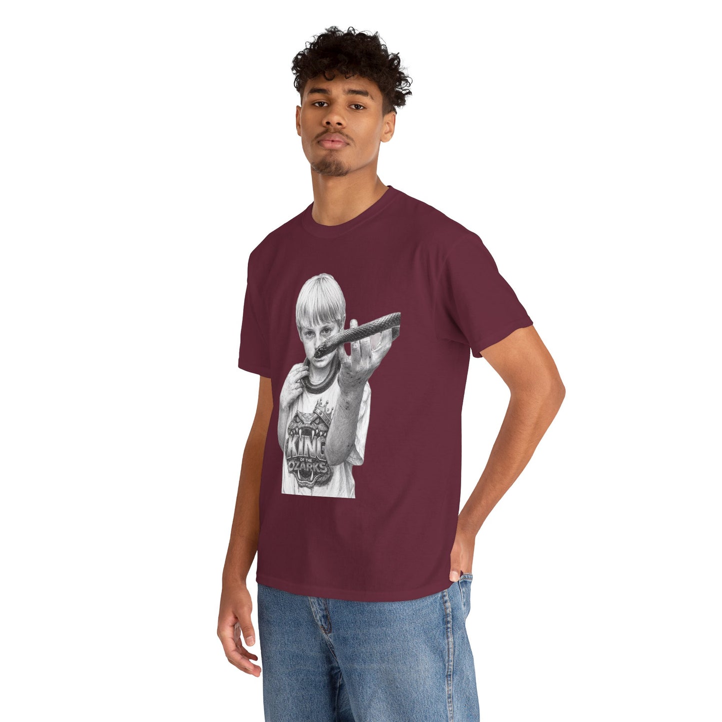 Graphic T‑Shirt — THE KING OF THE OZARKS feat. COACHWHIP Illustration Tee
