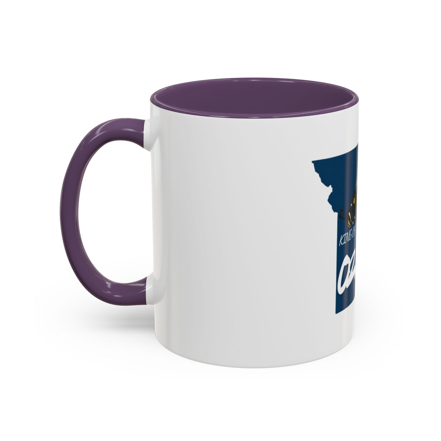 King of the Ozarks Coffee Mug — Missouri State Map with Hornet Design