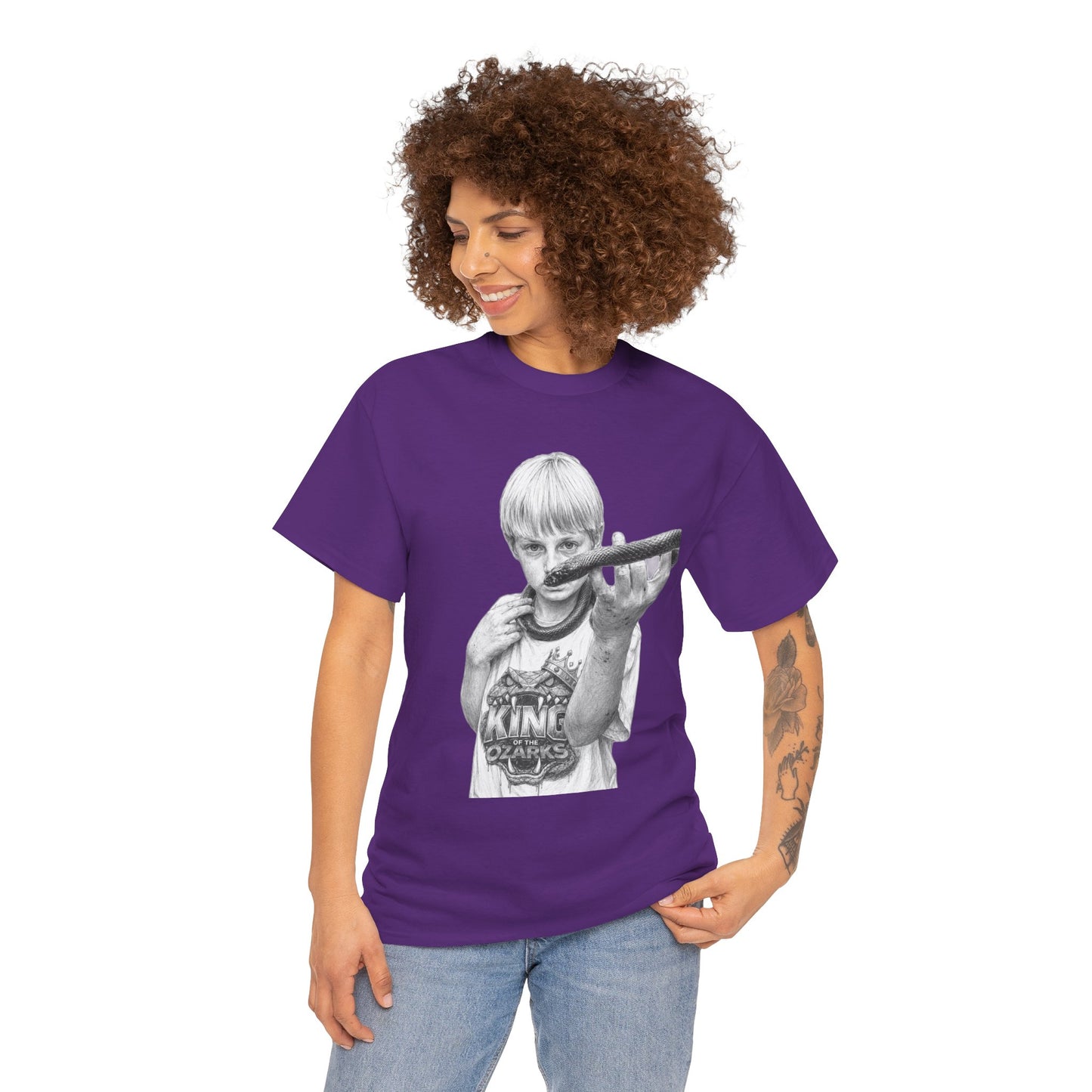 Graphic T‑Shirt — THE KING OF THE OZARKS feat. COACHWHIP Illustration Tee