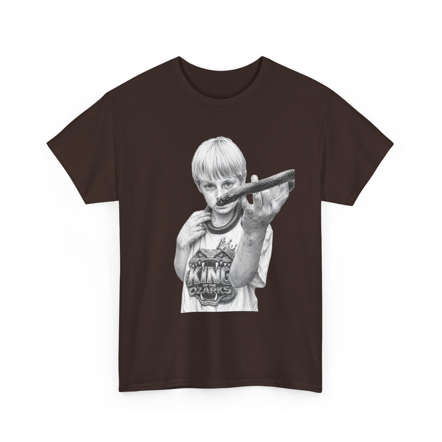 Graphic T‑Shirt — THE KING OF THE OZARKS feat. COACHWHIP Illustration Tee