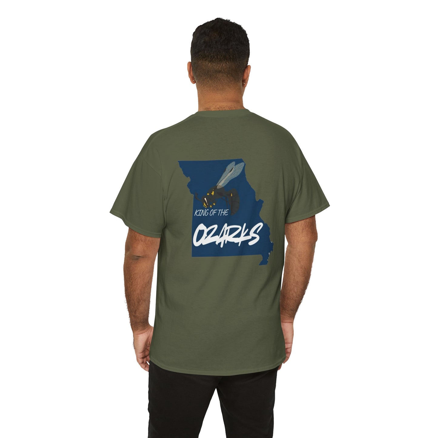 MAN THAT BURNS T-Shirt Missouri Edition– "Man That Burns" Graphic Tee (King of the Ozarks)