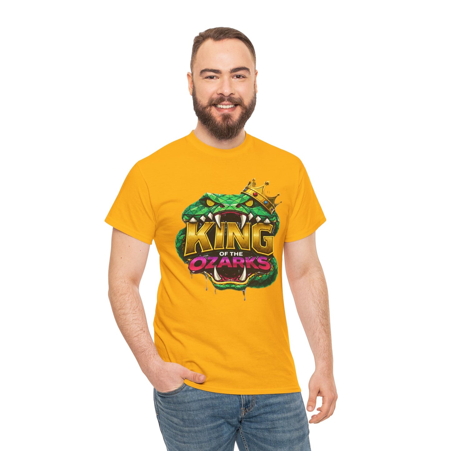 KING OF THE OZARKS Logo T-Shirt — Snake Crown Graphic Tee