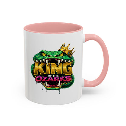King of the Ozarks Coffee Mug — Crowned Snake Accent Mug (11/15oz)