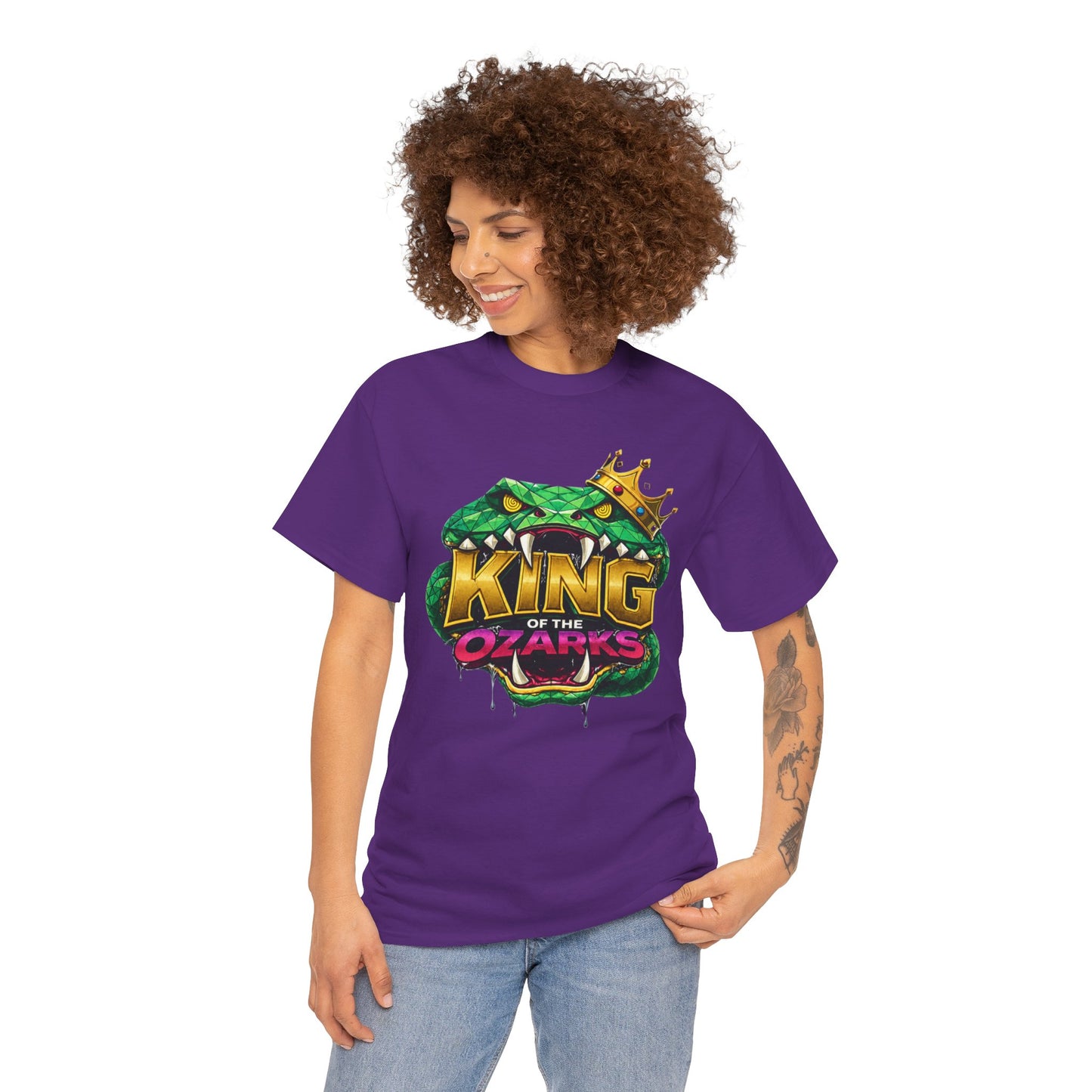 KING OF THE OZARKS Logo T-Shirt — Snake Crown Graphic Tee