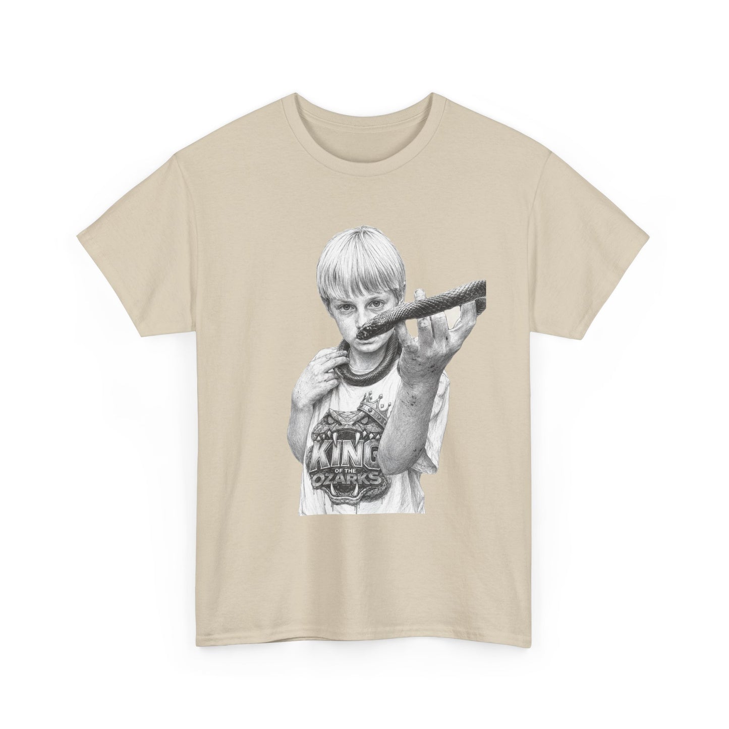 Graphic T‑Shirt — THE KING OF THE OZARKS feat. COACHWHIP Illustration Tee