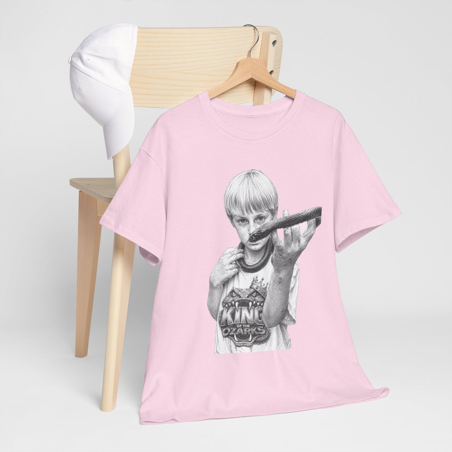 Graphic T‑Shirt — THE KING OF THE OZARKS feat. COACHWHIP Illustration Tee