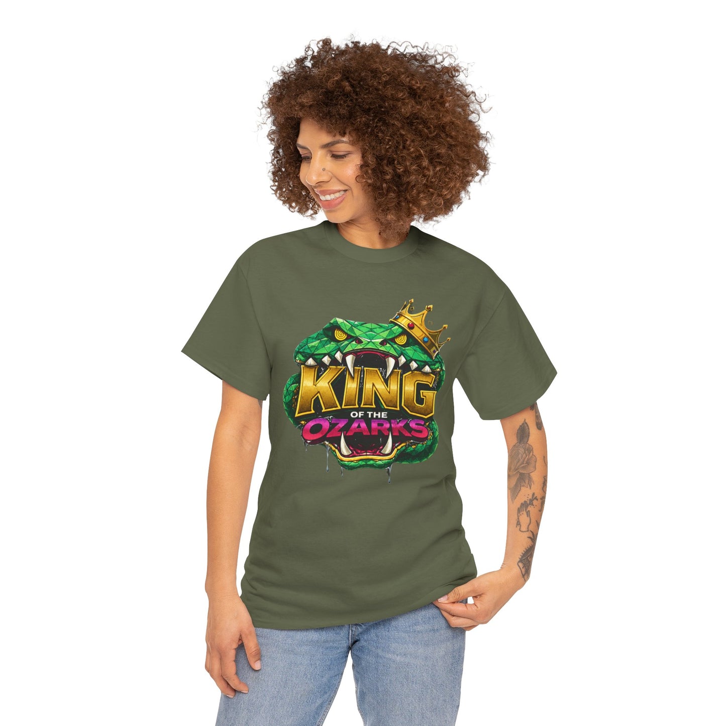 KING OF THE OZARKS Logo T-Shirt — Snake Crown Graphic Tee