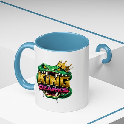 King of the Ozarks Coffee Mug — Crowned Snake Accent Mug (11/15oz)