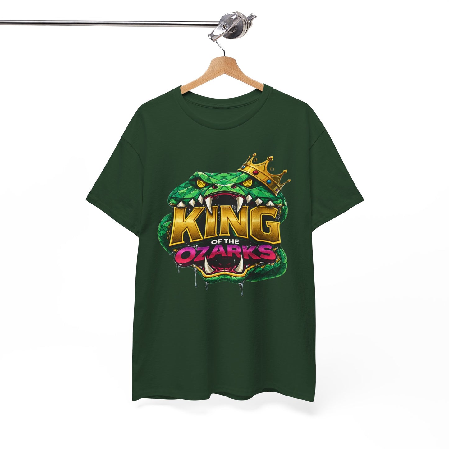 KING OF THE OZARKS Logo T-Shirt — Snake Crown Graphic Tee