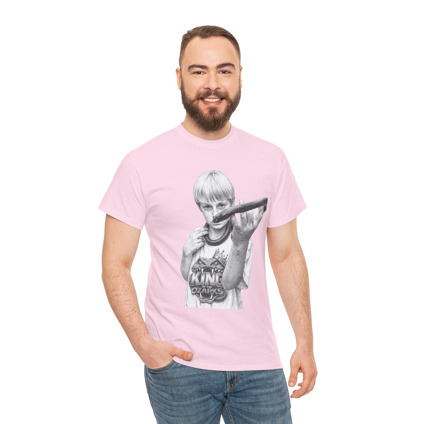 Graphic T‑Shirt — THE KING OF THE OZARKS feat. COACHWHIP Illustration Tee