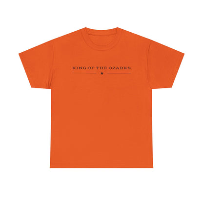 King of the Ozarks T-Shirt — Minimal Vintage Typography White Tee