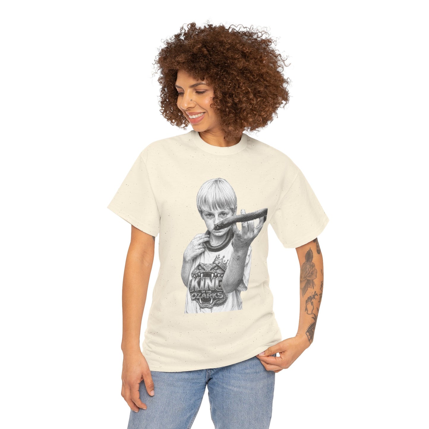Graphic T‑Shirt — THE KING OF THE OZARKS feat. COACHWHIP Illustration Tee