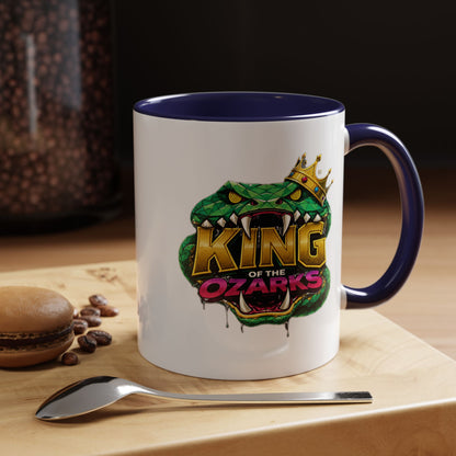 King of the Ozarks Coffee Mug — Crowned Snake Accent Mug (11/15oz)