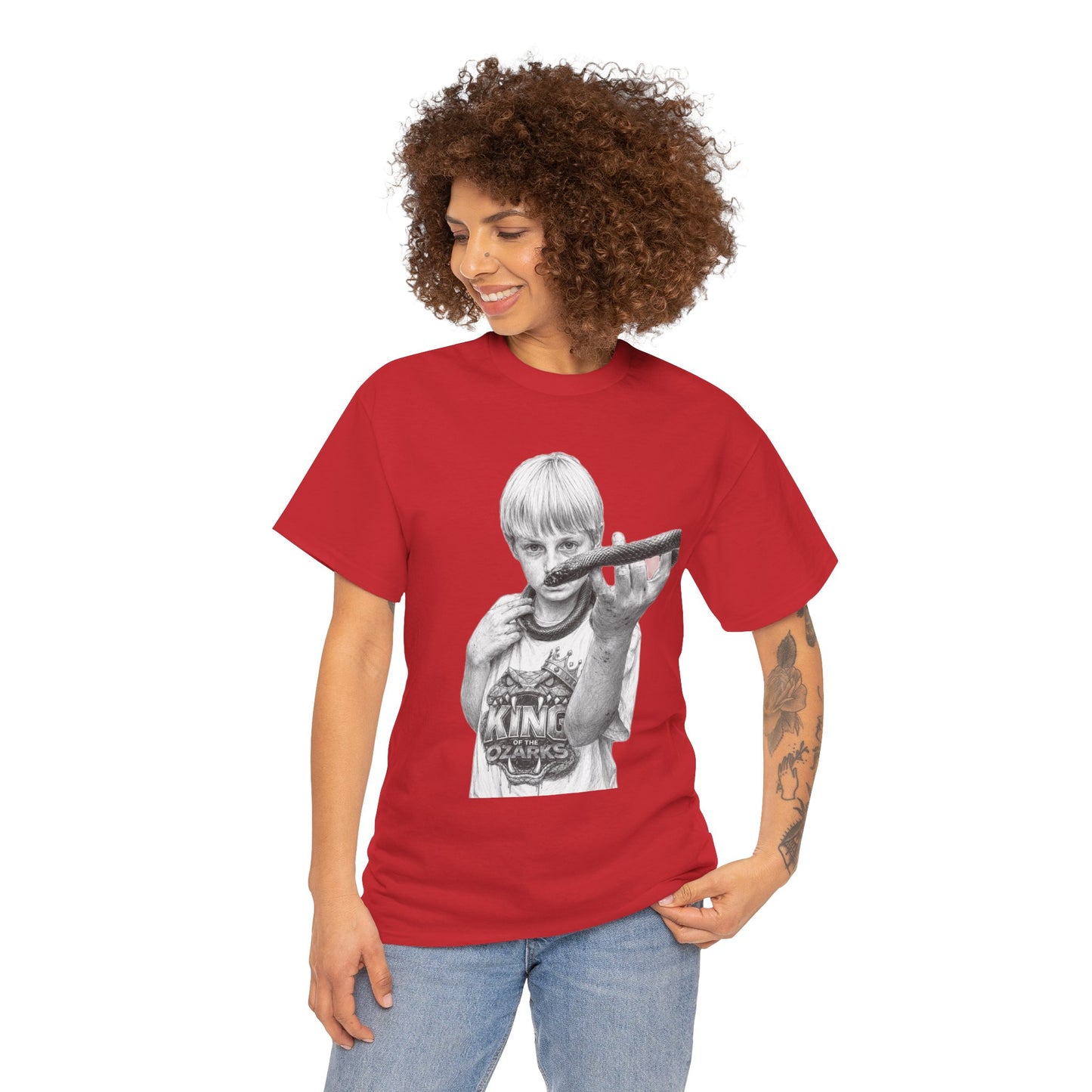 Graphic T‑Shirt — THE KING OF THE OZARKS feat. COACHWHIP Illustration Tee