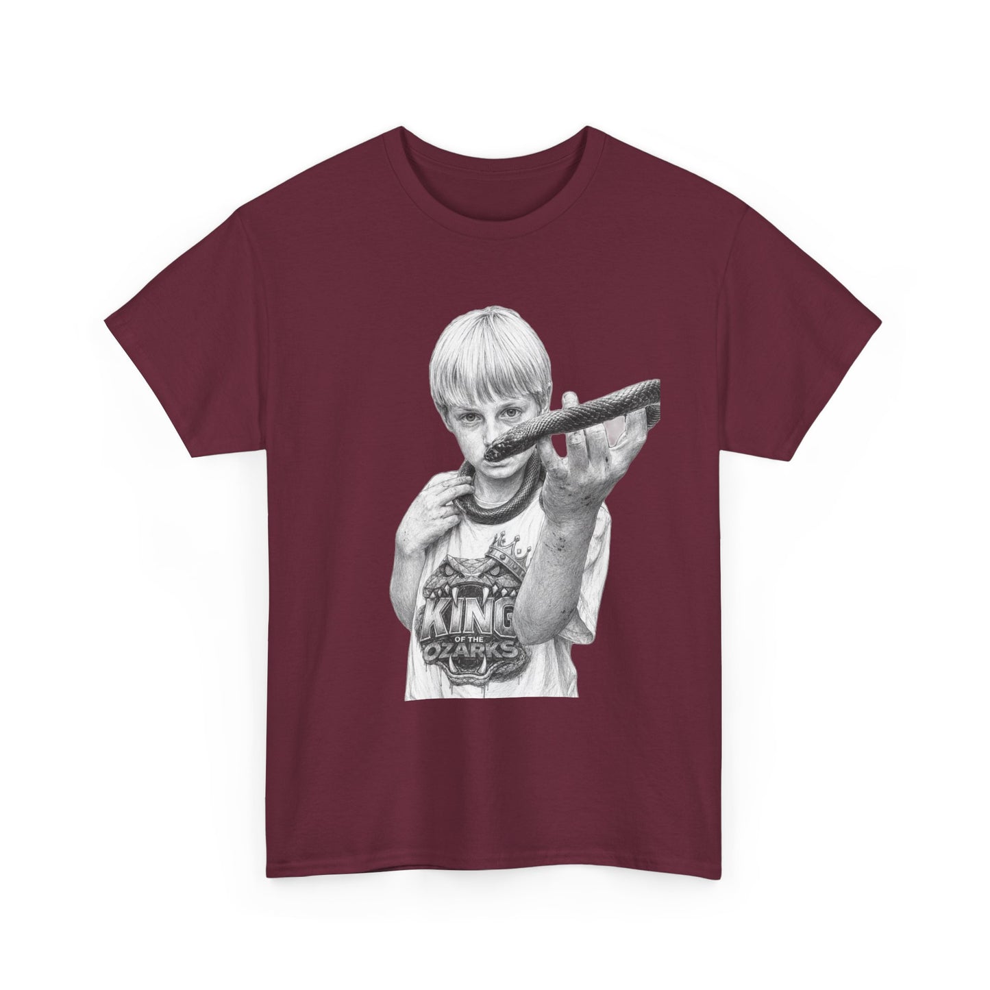 Graphic T‑Shirt — THE KING OF THE OZARKS feat. COACHWHIP Illustration Tee