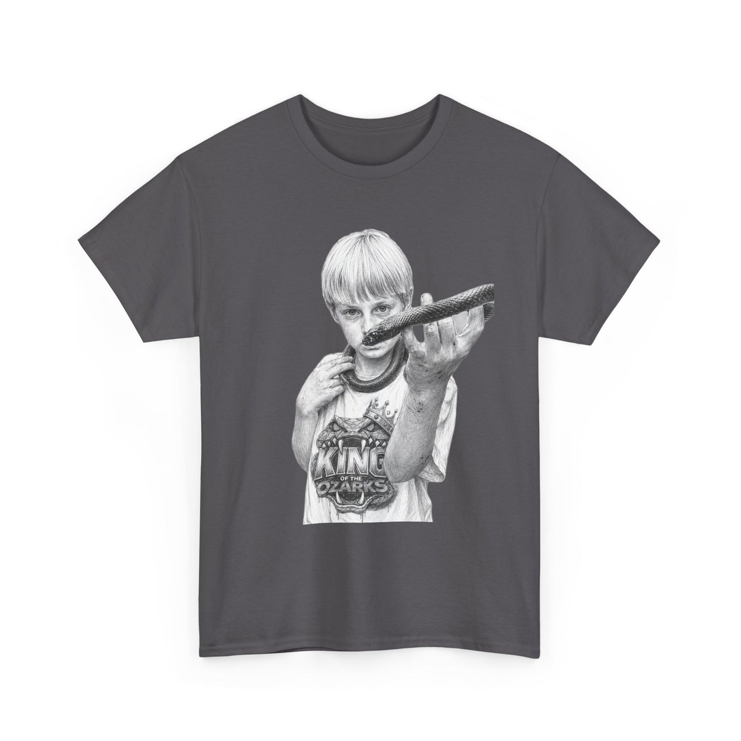 Graphic T‑Shirt — THE KING OF THE OZARKS feat. COACHWHIP Illustration Tee