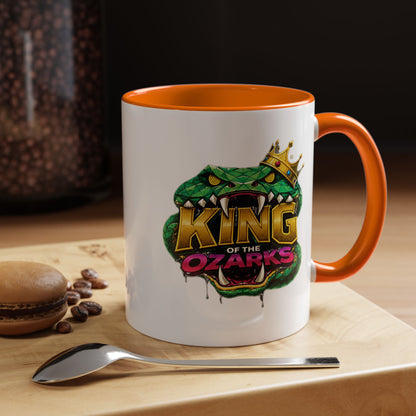 King of the Ozarks Coffee Mug — Crowned Snake Accent Mug (11/15oz)