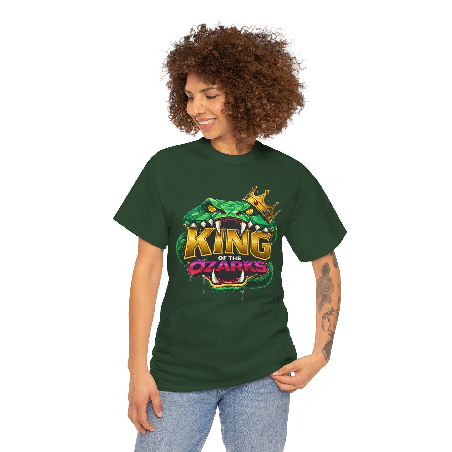 KING OF THE OZARKS Logo T-Shirt — Snake Crown Graphic Tee