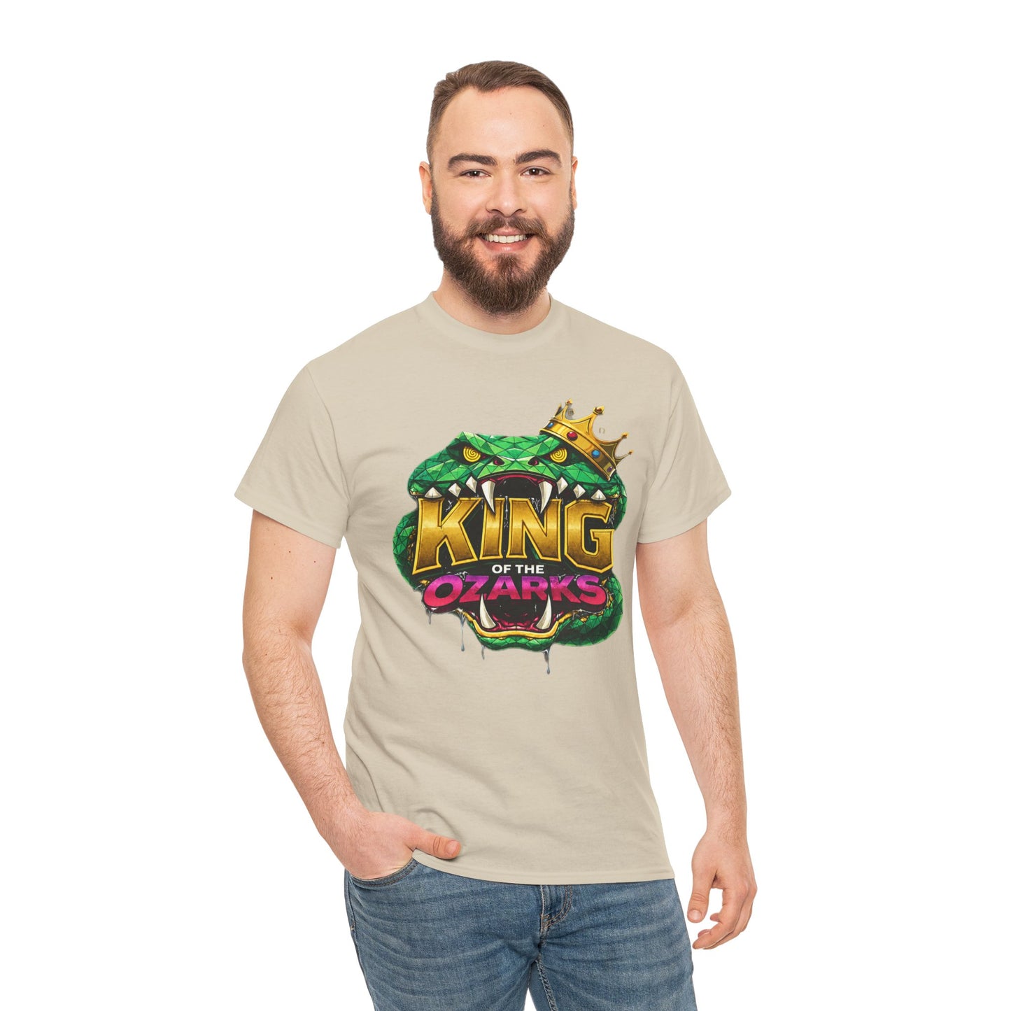 KING OF THE OZARKS Logo T-Shirt — Snake Crown Graphic Tee