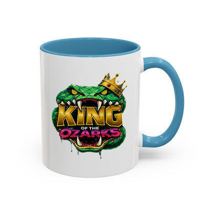 King of the Ozarks Coffee Mug — Crowned Snake Accent Mug (11/15oz)