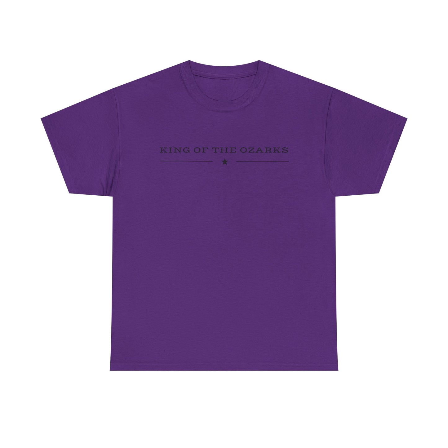 King of the Ozarks T-Shirt — Minimal Vintage Typography White Tee