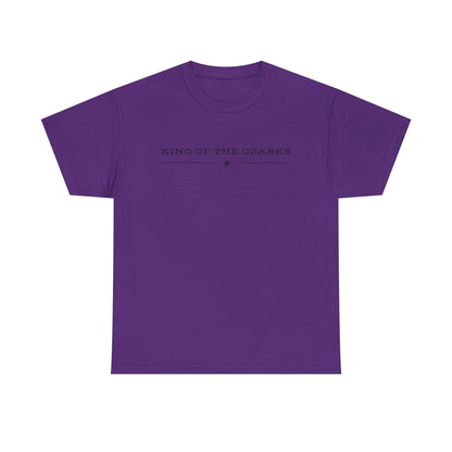 King of the Ozarks T-Shirt — Minimal Vintage Typography White Tee