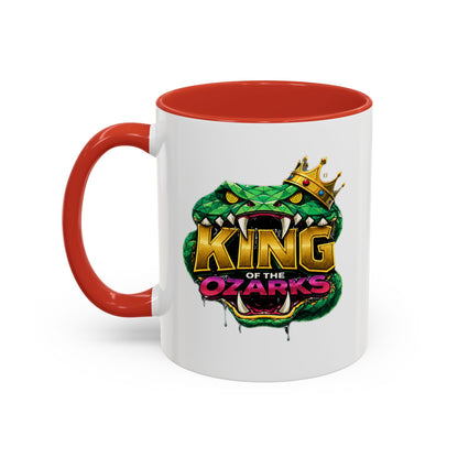 King of the Ozarks Coffee Mug — Crowned Snake Accent Mug (11/15oz)