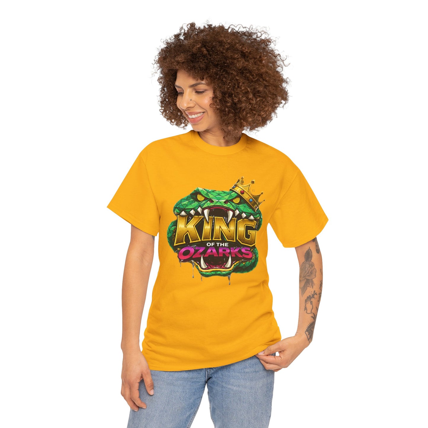 KING OF THE OZARKS Logo T-Shirt — Snake Crown Graphic Tee