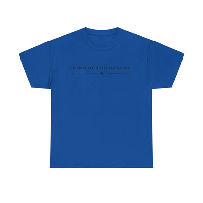 King of the Ozarks T-Shirt — Minimal Vintage Typography White Tee