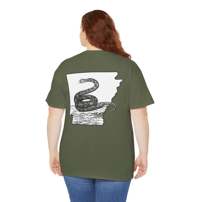 King of the Ozarks T-Shirt — Minimal Vintage Typography White Tee
