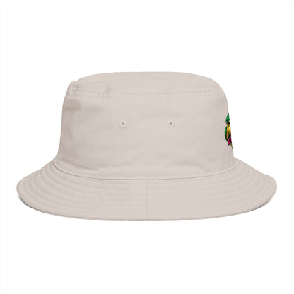 King Cobra Bucket Hat — Retro Snake Crown Graphic