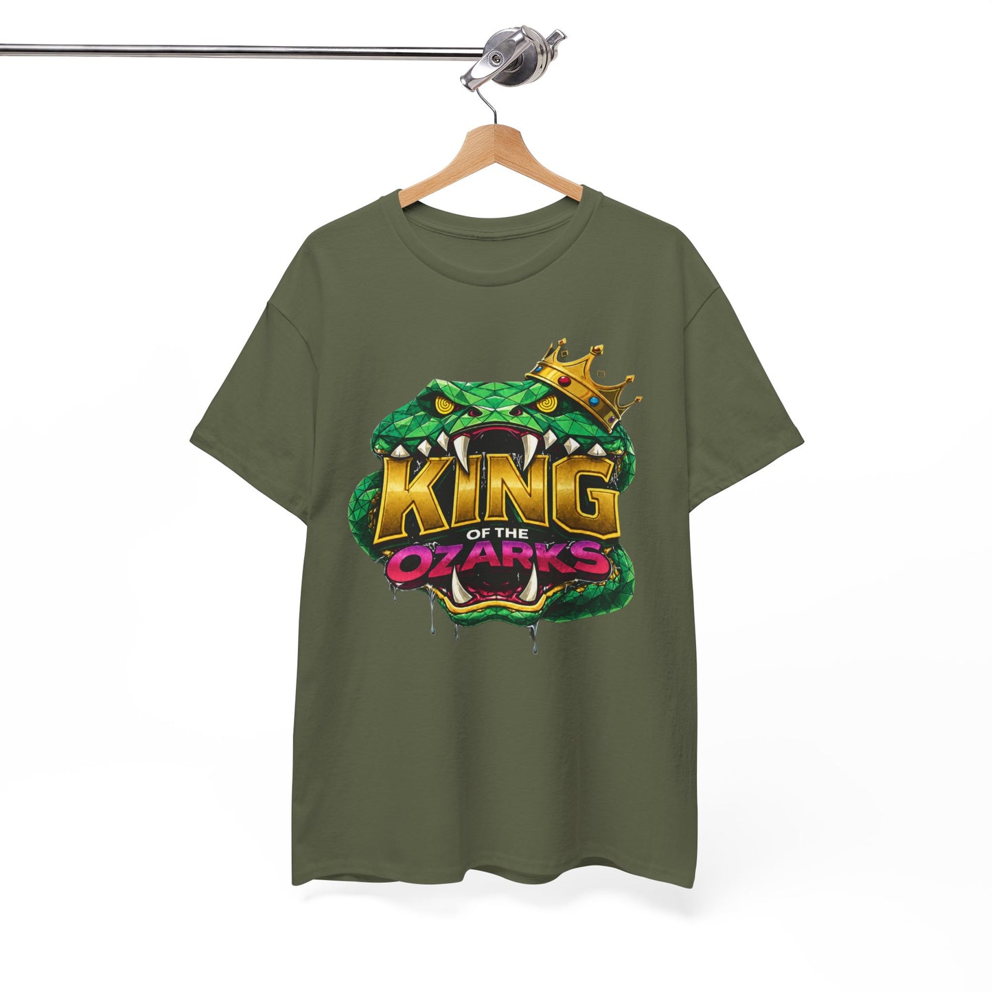 KING OF THE OZARKS Logo T-Shirt — Snake Crown Graphic Tee