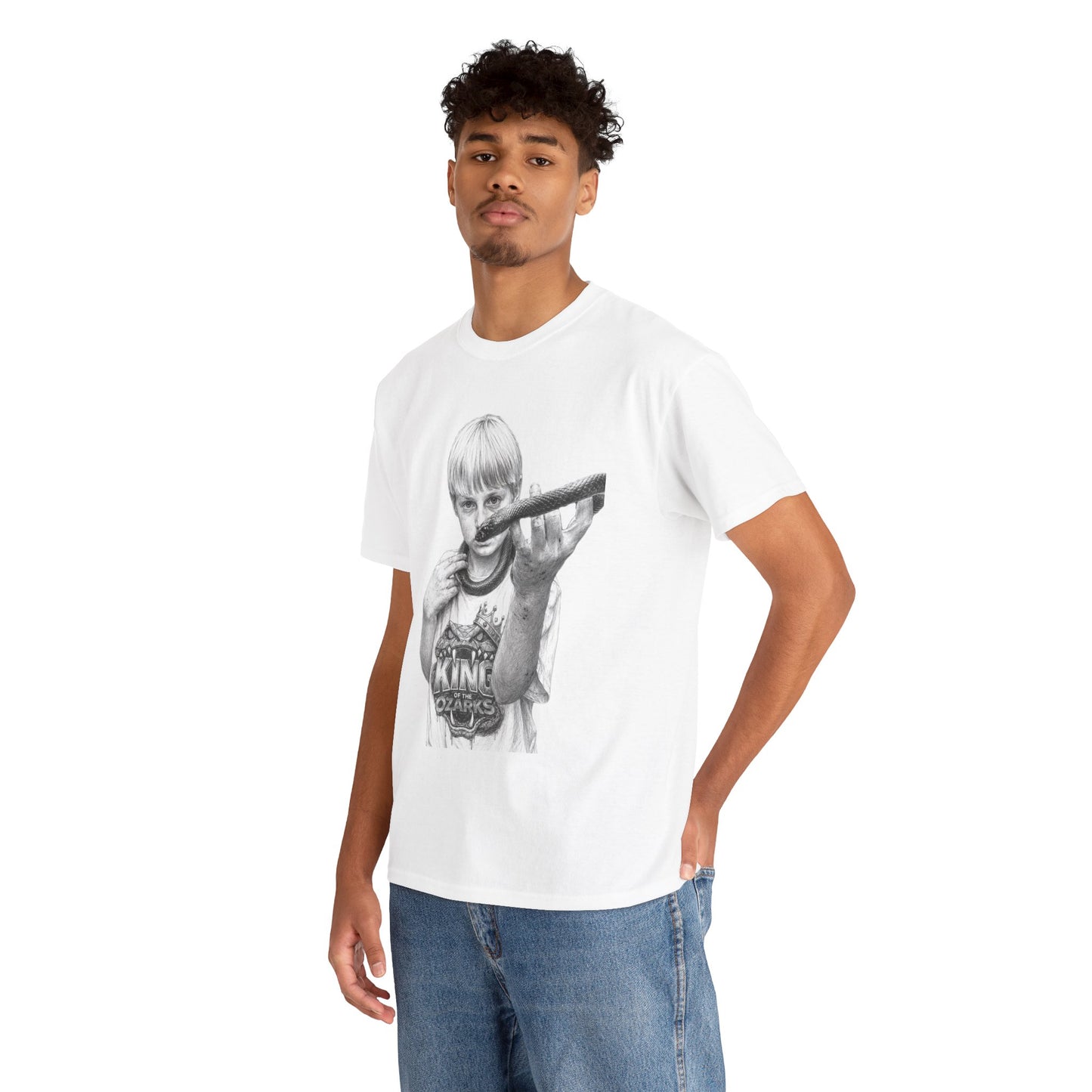 Graphic T‑Shirt — THE KING OF THE OZARKS feat. COACHWHIP Illustration Tee