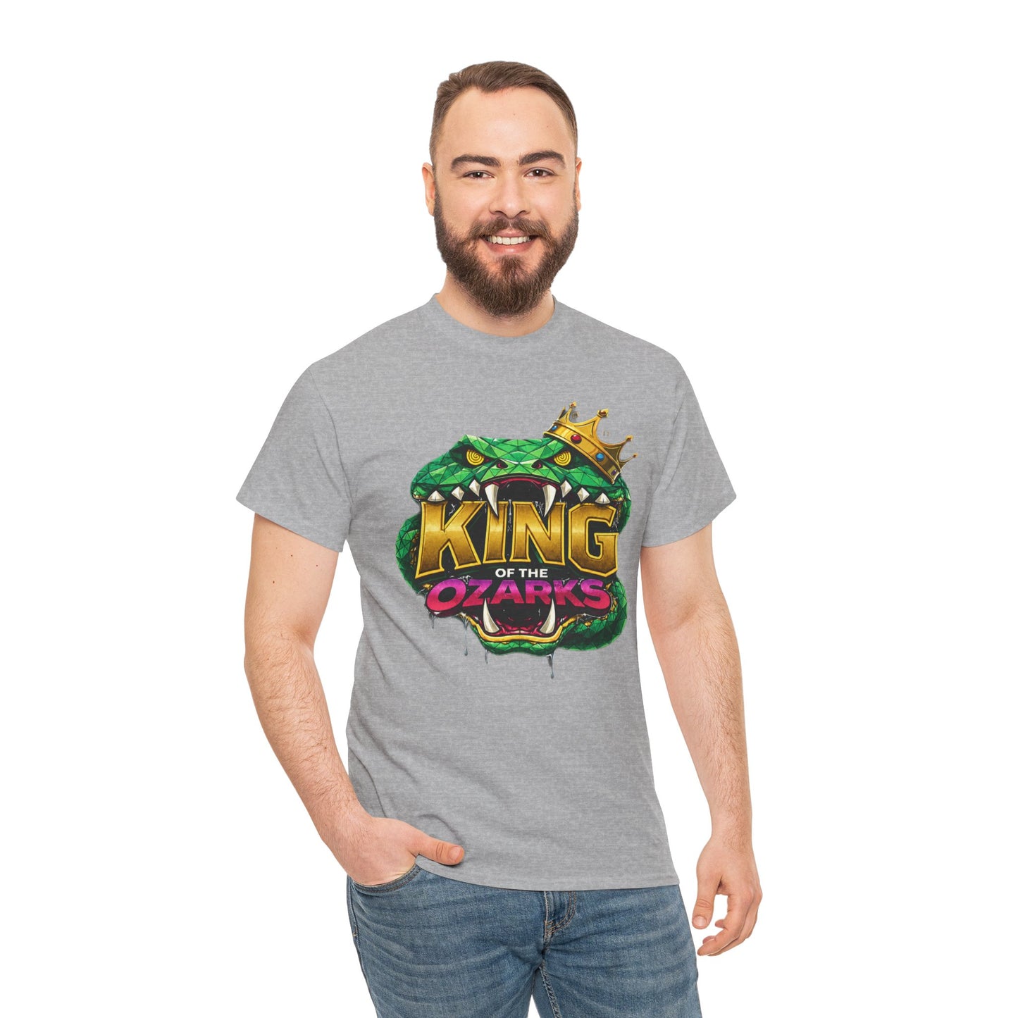 KING OF THE OZARKS Logo T-Shirt — Snake Crown Graphic Tee
